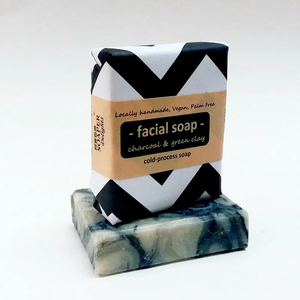 Facial soap "Charcoal & Green clay"